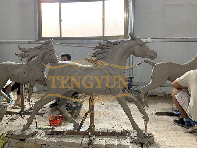 Arabic horse made by Quyang Tengyun (1)