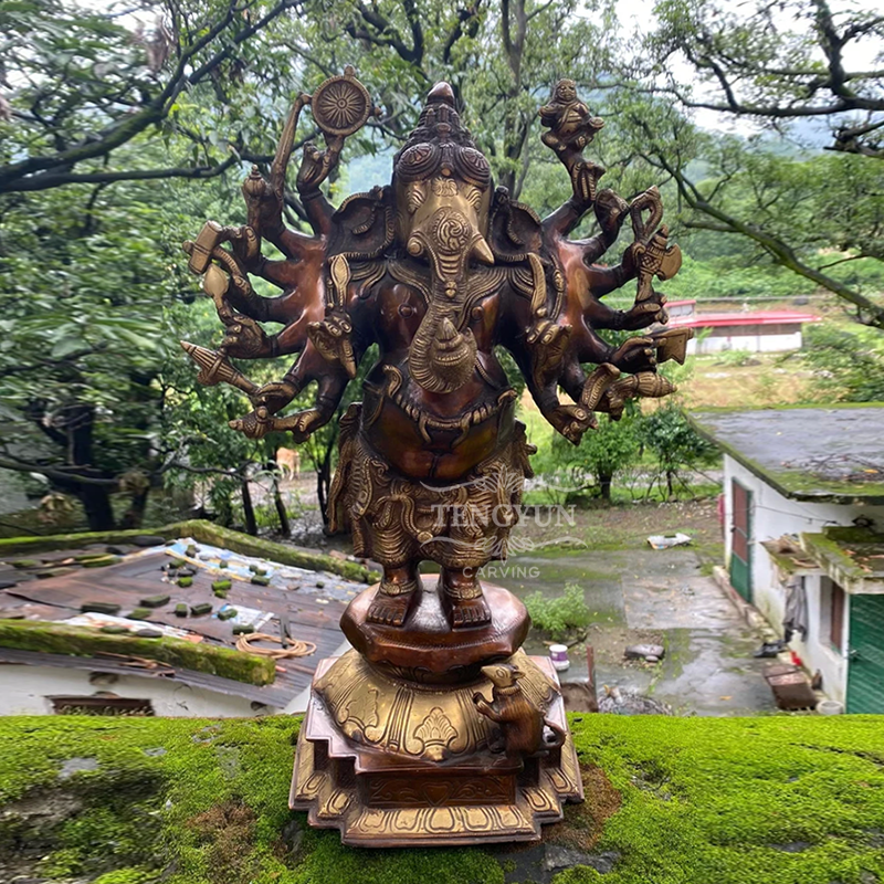 Bronze ganesha statue (1)