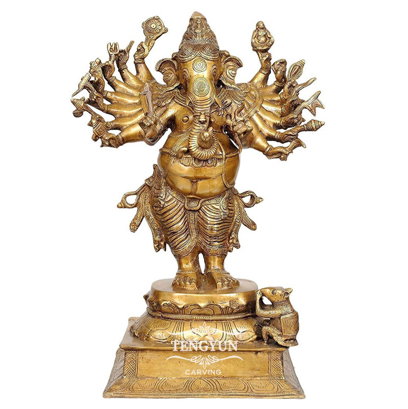 Bronze ganesha statue (3)