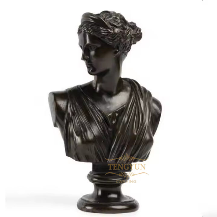 Bronze roman bust (3)