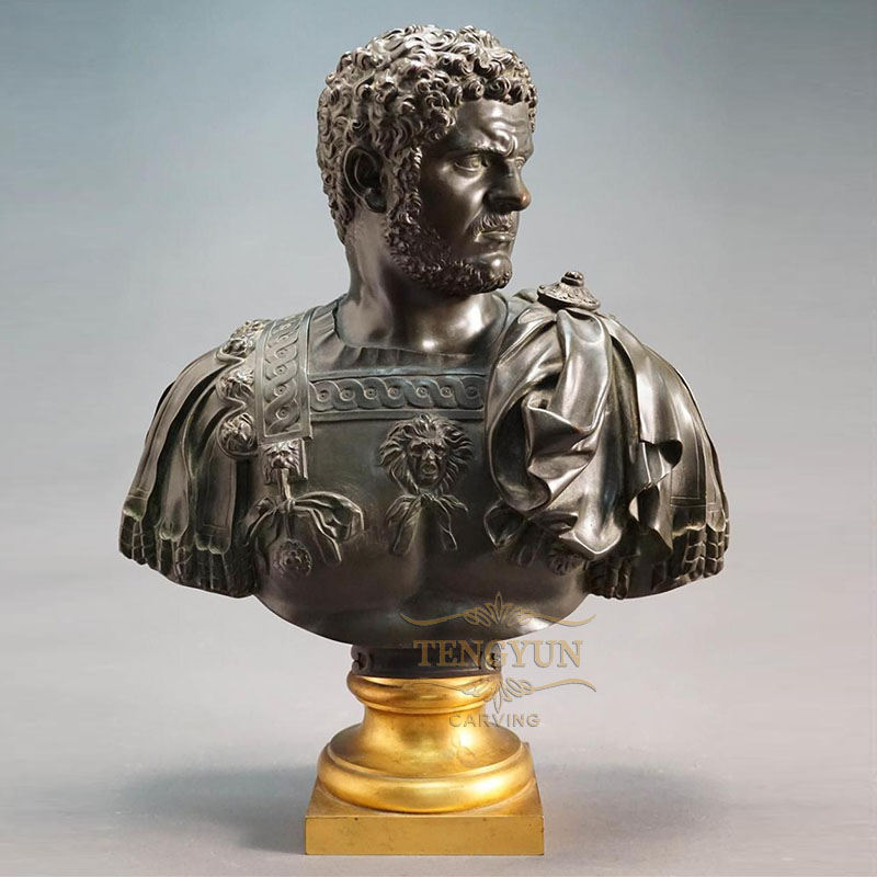 Bronze roman bust (6)