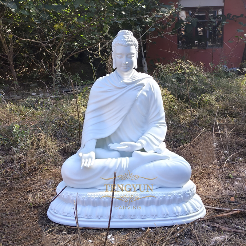 Fiberglass Buddha sitting statue for sale (3)