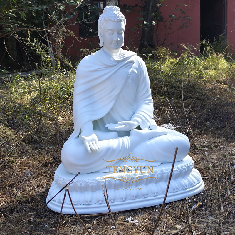 Fiberglass Buddha sitting statue for sale (6)