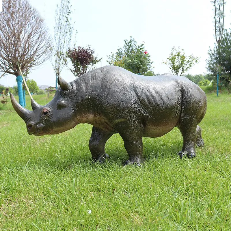 Fiberglass Rhino Sculptures  (3)