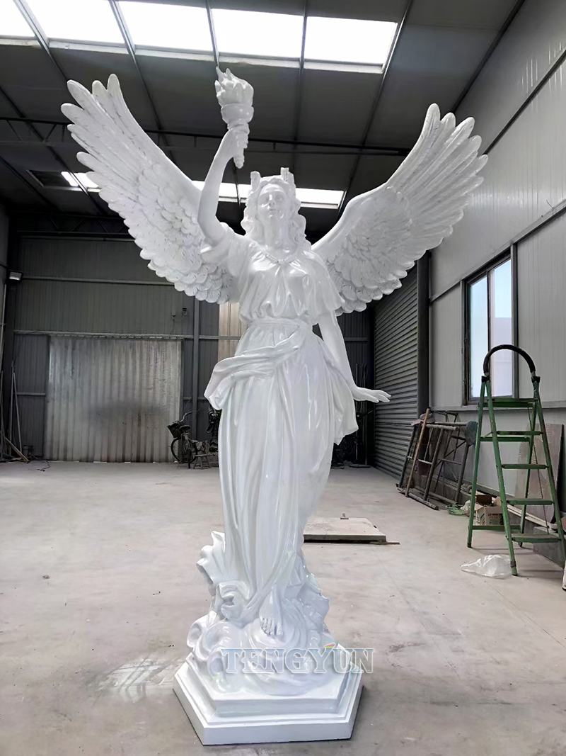 Life size Angel in Resin and Fabric - 5 Ft scale