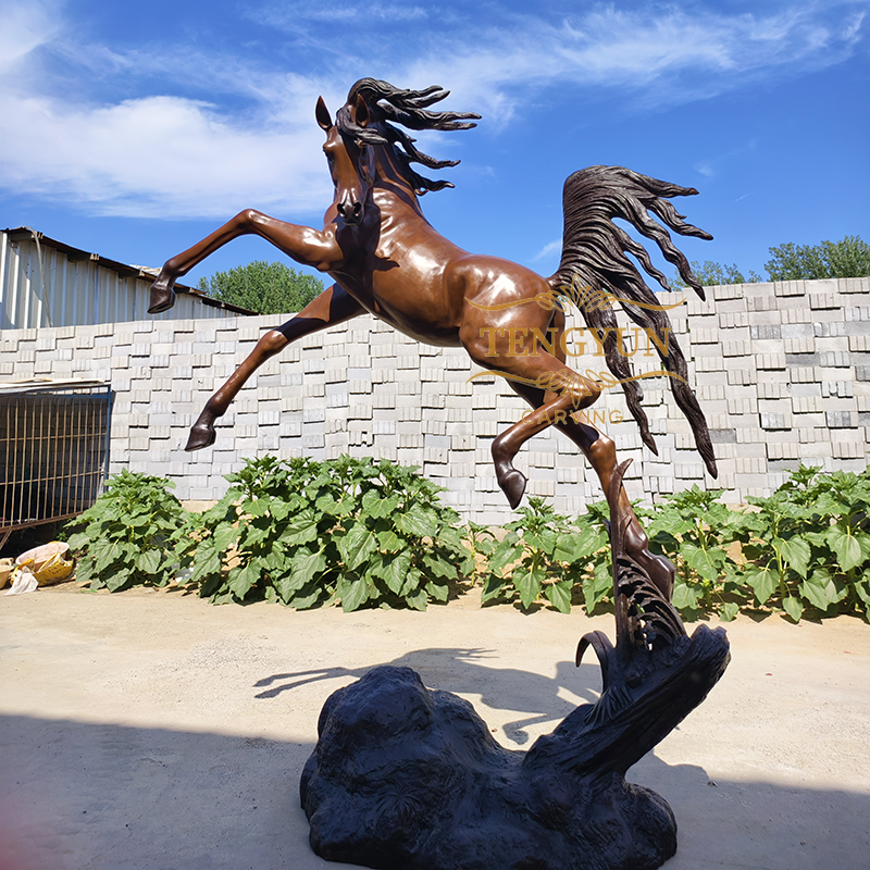 Hot sale metal cast Arab horse statue bronze Arabian horse sculpture for sale (3)