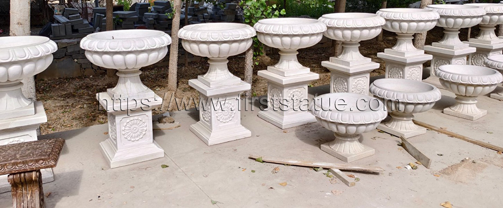 Instock modern marble flower pots for sale (2)