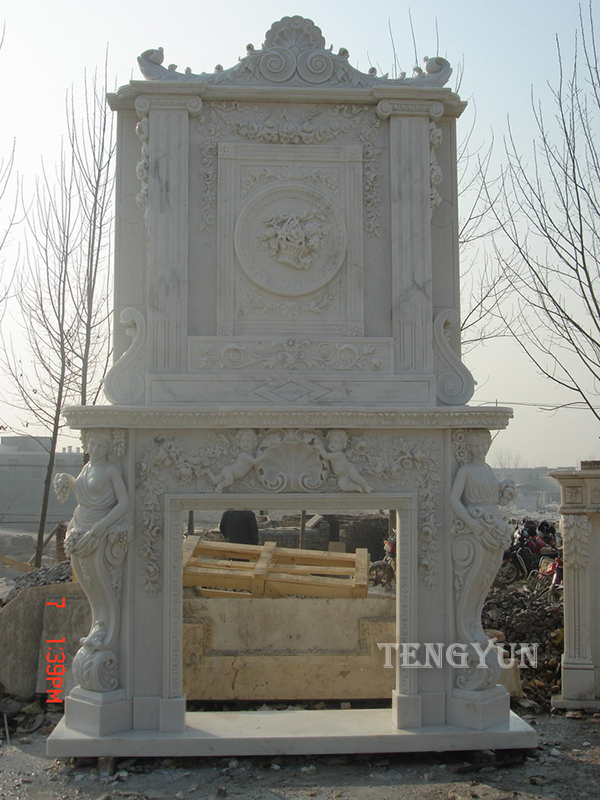 Marble fireplace for sale (1)