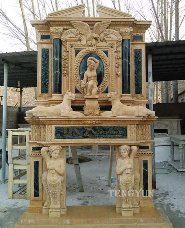 Marble fireplace for sale (2)