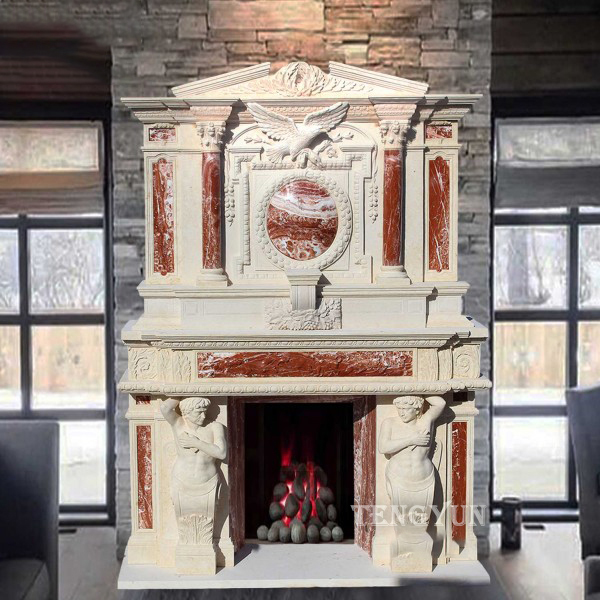 Marble fireplace for sale (6)