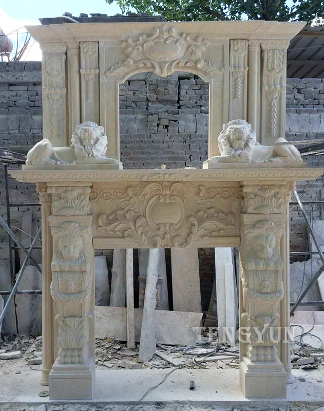 Marble fireplace for sale (8)