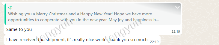 Tengyun company's customer feedback about bronze water fountain