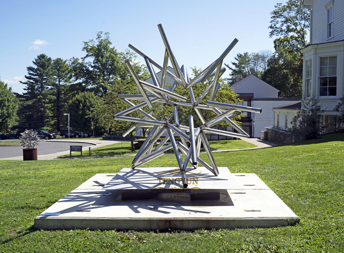 abstract steel sculpture