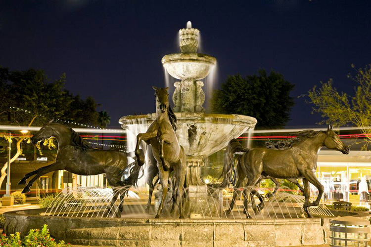 bronze horse fountain (5)