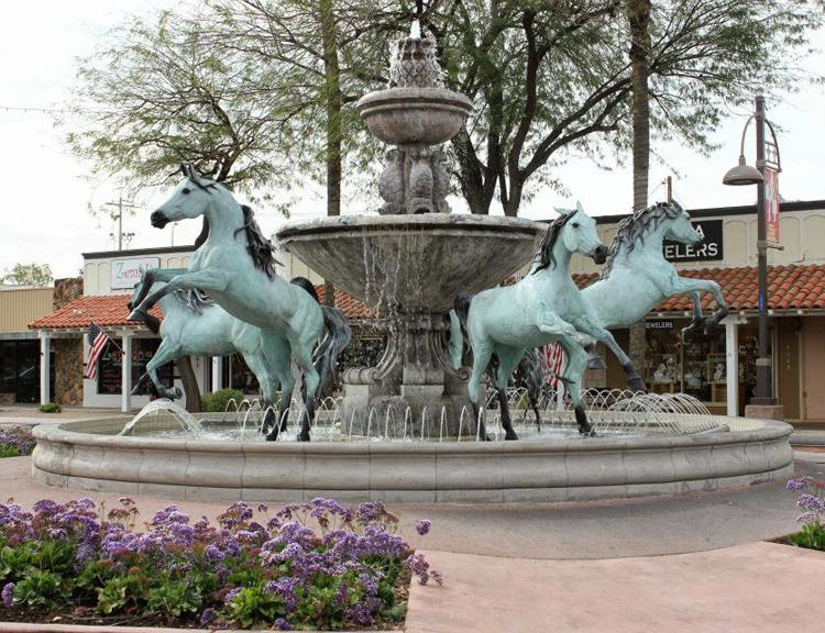 bronze horse fountain (7)