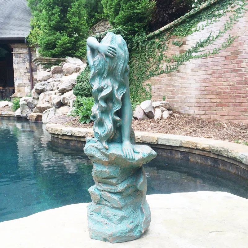 bronze mermaid statue (4)