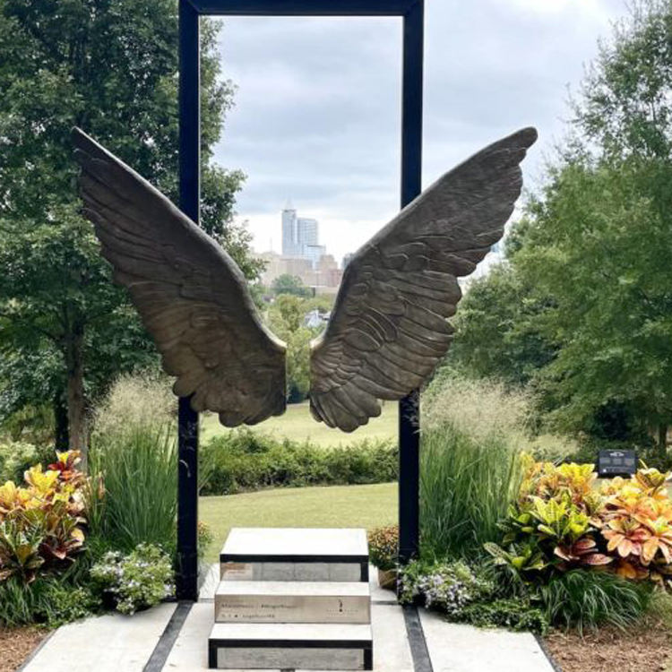 bronze wing sculpture (3)