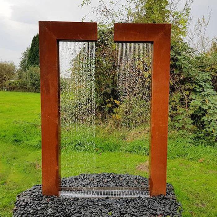 corten steel water feature (6)