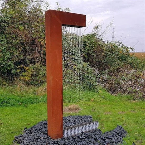 corten steel water feature (7)