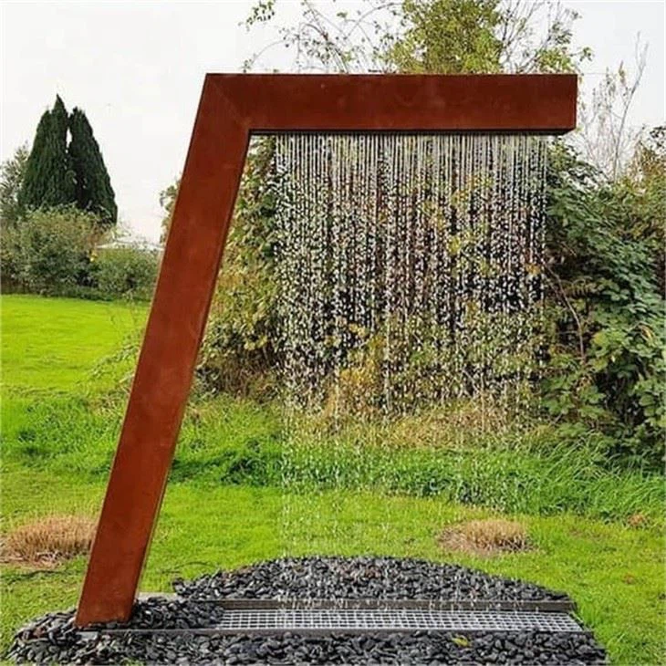 corten steel water feature (8)