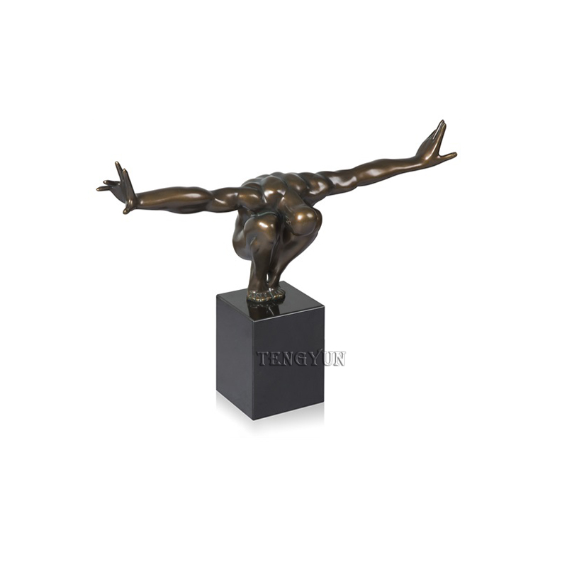 fiberglass Life size Olympic Swimmer statue(3)