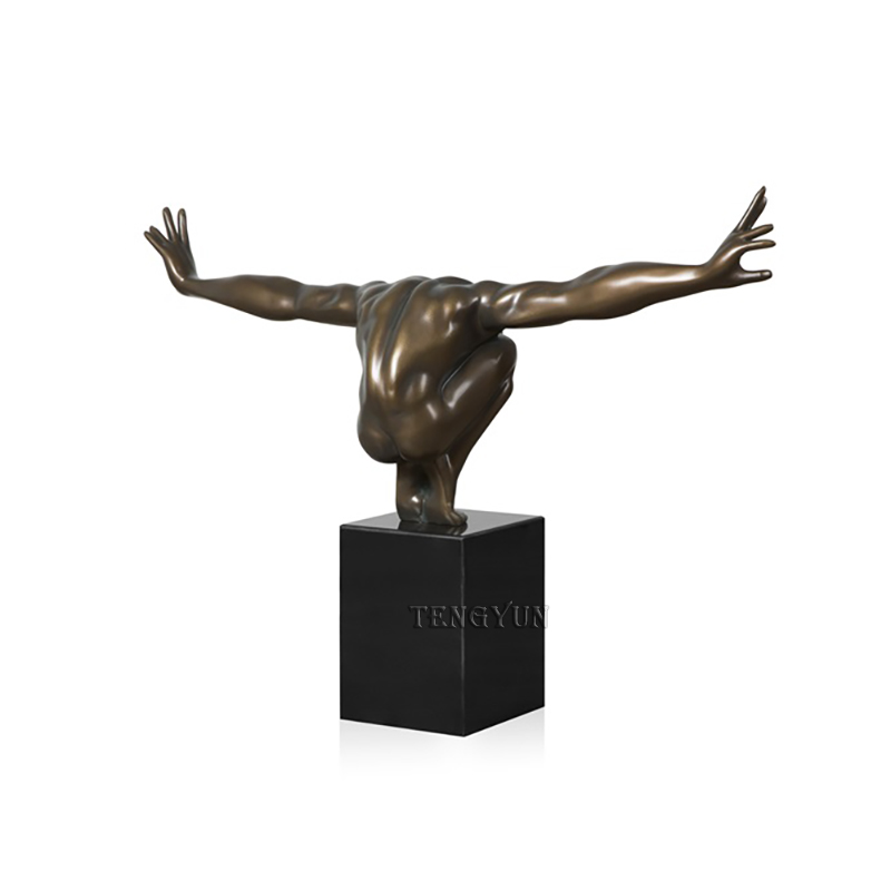 fiberglass Life size Olympic Swimmer statue(4)