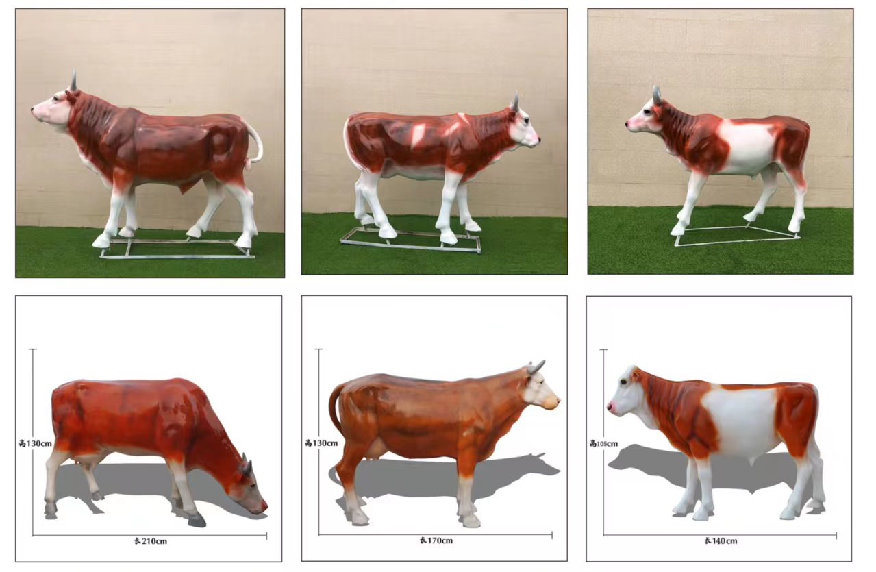 fiberglass cow sculpture (2)