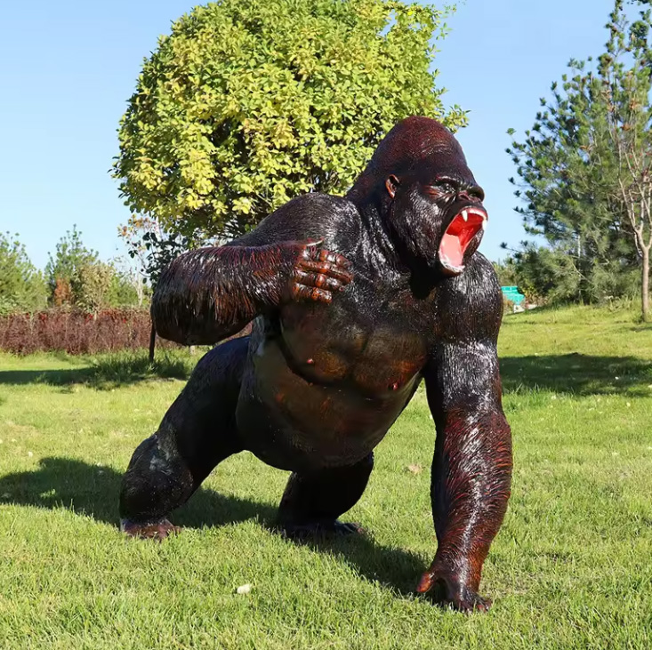 fiberglass gorilla sculpture