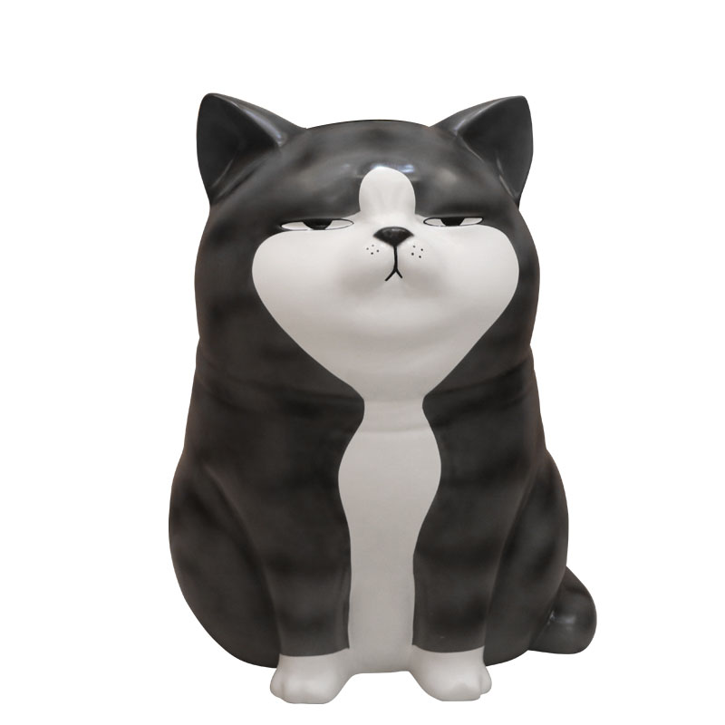 large fiberglass cartoon cat sculpture (5)