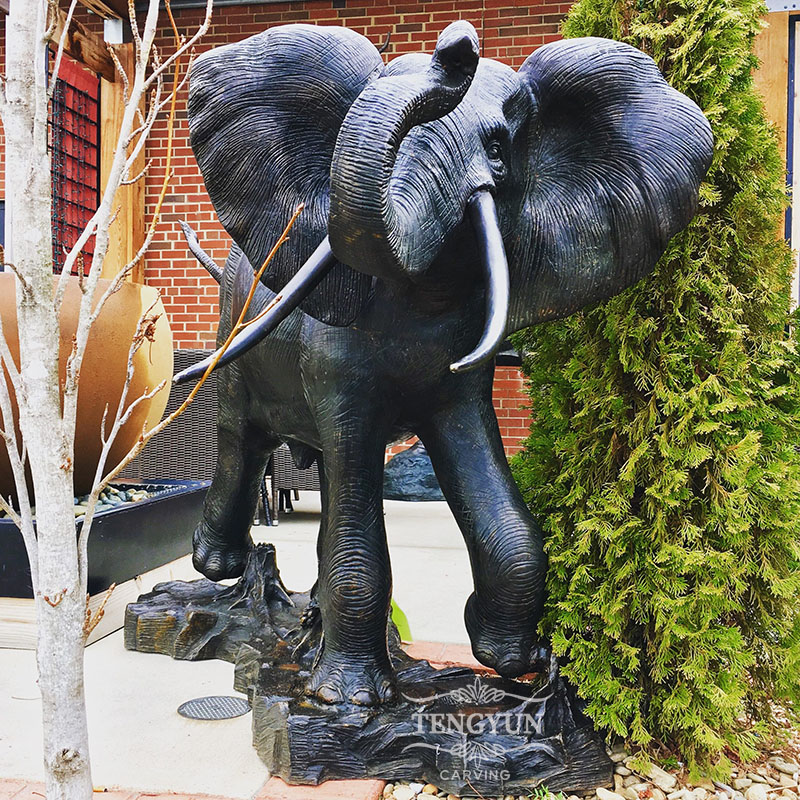 large size animal statue bronze elephant sculpture (1)