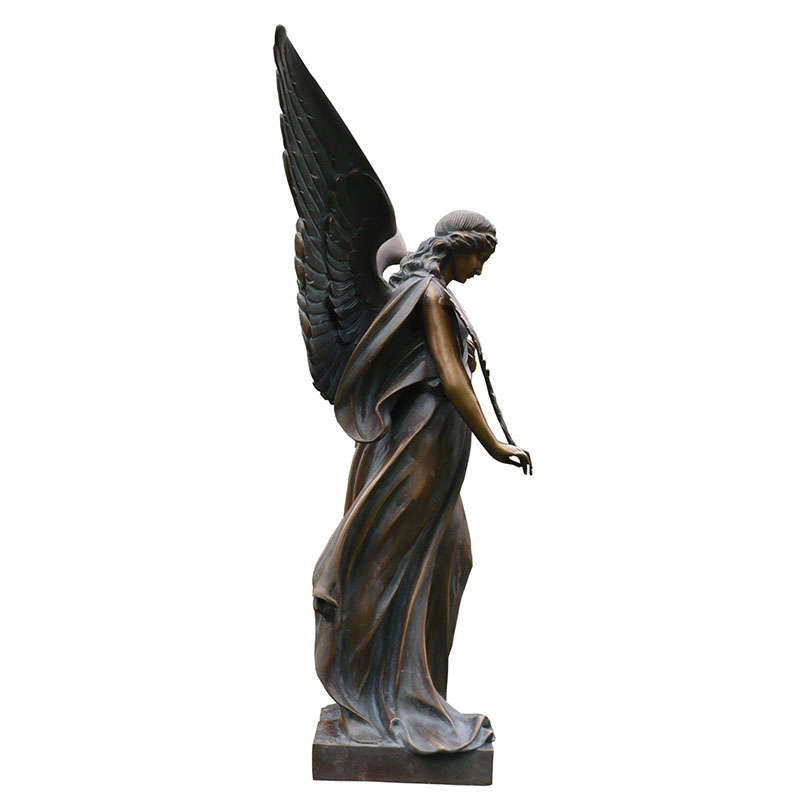 life size famous bronze angel statue (2)