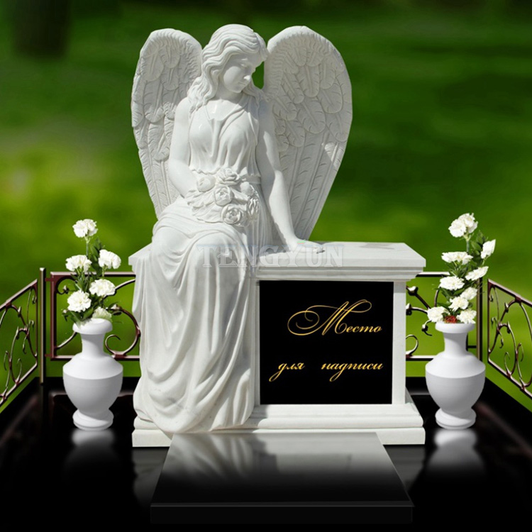 marble cemetery angel statue for sale