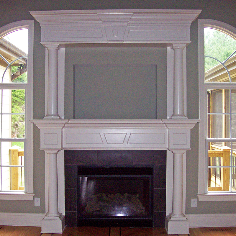 marble fireplace mantel (4)