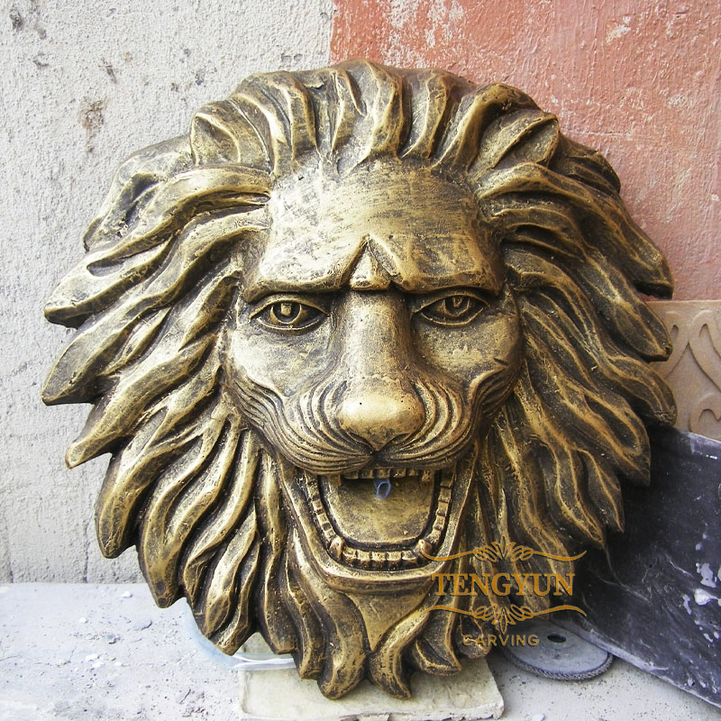 more lion head wall fountain (2)