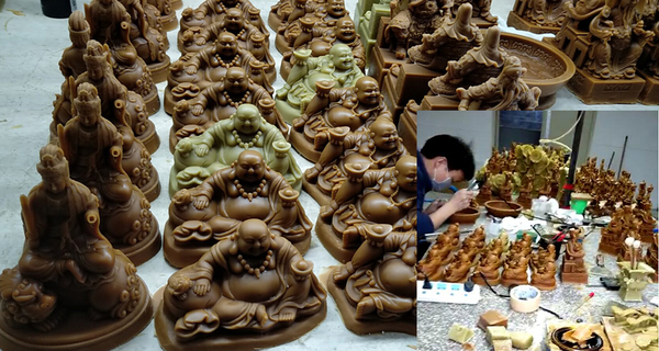 wax mold making for bronze cast statues (1)